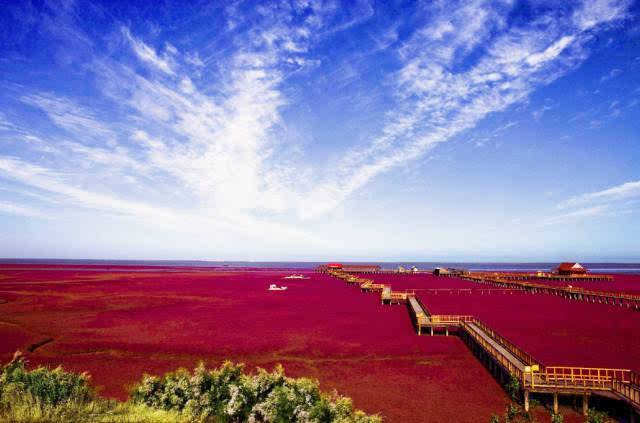 紅海灘國家風(fēng)景廊道，自然之美與人文的交融，紅海灘國家風(fēng)景廊道，自然與人文的和諧交融